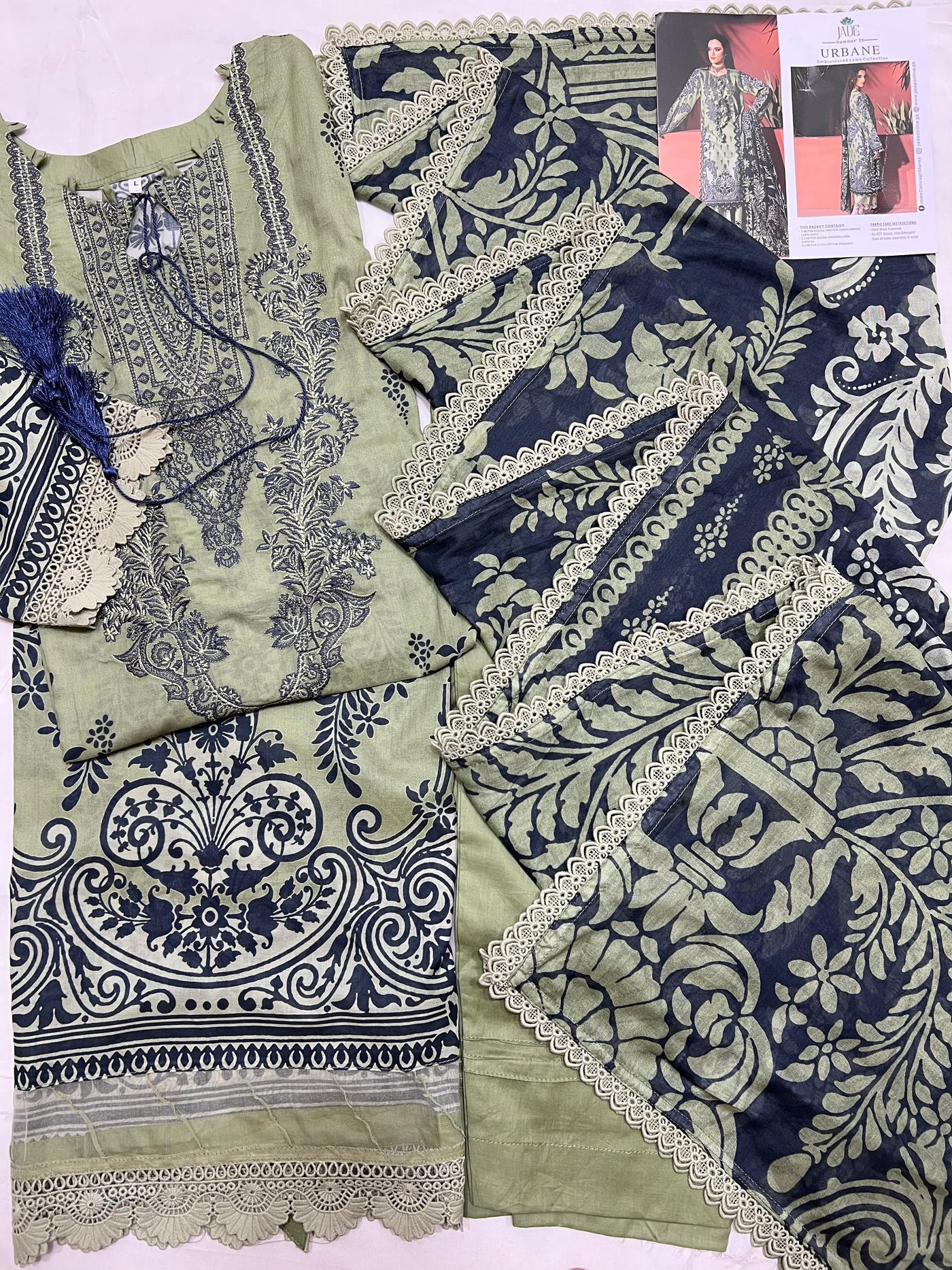 jade urbane embroidered lawn