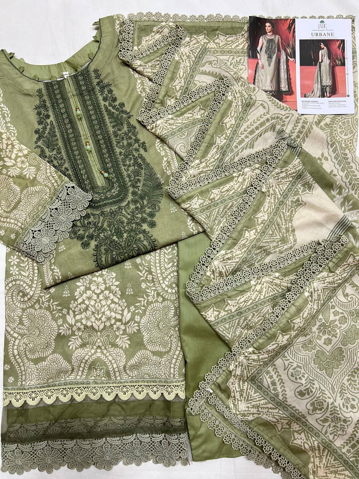 jade urbane embroidered lawn